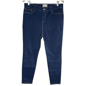 NWT‎ ETICA Dark Blue Wash High Rise Skinny Jeans, 32/33